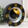 Levitative souvenir Light "Yin-Yang in a circle" Black ball d = 8.5 cm 22x8.5x22 cm