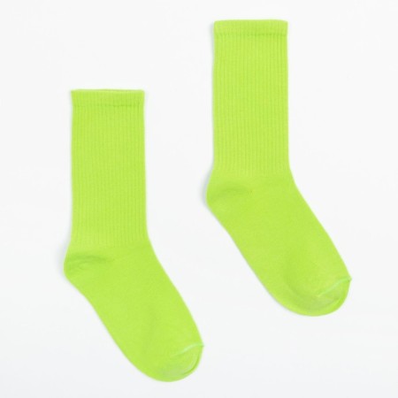 Noski neon, color green, size 25-27-1