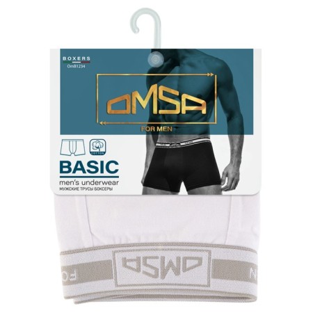 Men's Boxers Omsa 1234, size 48, Bianco color-2
