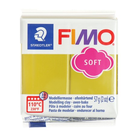 Plastic-polymer clay baked 57g Fimo Soft Beach grass 8020-T51-1