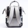 Women's backpack with a thermal carman, thermal drum - portfolio, gray/blue color