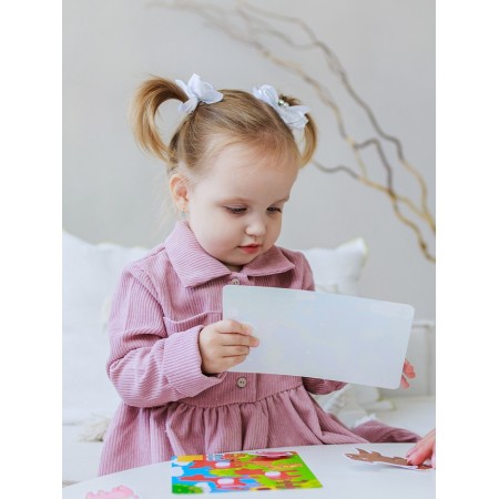 Children's "baby", pink gilding, blue color-1