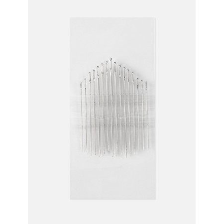 Sewing needles, set 15 pcs., D = 0.5/0.6/0.7/0.7/0.8 mm, 3.3-4.5 cm-1