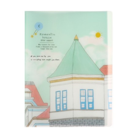 A4 format folder, with 40 transparent files, "attraction" mix-2