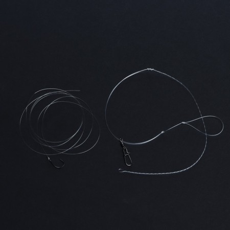 Furiferous equipment X-Feeder asymmetric loop, 0.35 mm, carbine No. 6, hook No. 8, 100 g-1