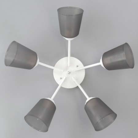 Causte "Online" (cylinder) 5x15W E27 Model: BR 00208 White/Black-3