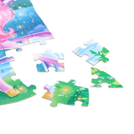 Set with curly puzzles 4 in 1 "World of Magic"-2