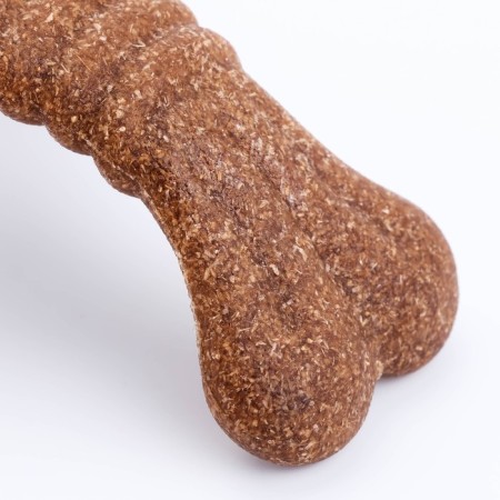 Dog toy "Triangular bone", TPR+bamboo, massage, 16 x 16-3