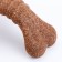 Dog toy "Triangular bone", TPR+bamboo, massage, 16 x 16