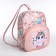 Baby backpack on lightning, pink color