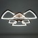 Causteen with PDU 671116/6 LED 174W Dimmer 3 modes 3000-6000k Coffee 65x65x12 cm Bayerluux