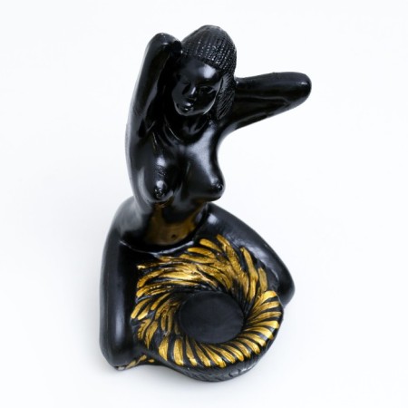 Claus stand "Egyptian" black, 14x14x24cm-4
