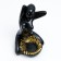 Claus stand "Egyptian" black, 14x14x24cm