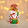 Polyethylene gift package with ties "Gifts", 15x23cm