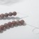 Beads on threads Shar No. 6 “Jasper”, 40 cm