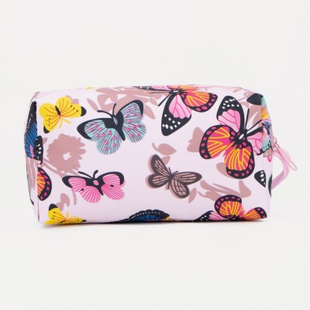 Lightning cosmetic bag, pink color-1