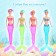 Doll "Little Mermaid" tail glows, mix