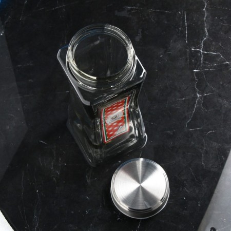 Bank for bulk products "Eiffel", glass, 1.8 l, Iran-2