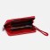 Women's wallet with lightning, red color