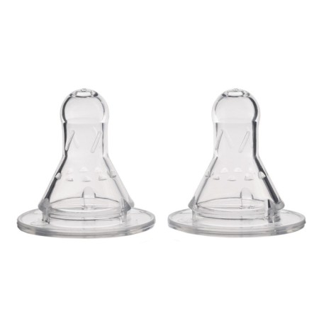 Nipple on a bottle, from 0 months, anti -br., Classic throat, slow stream, packing 100 pcs.-5