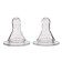 Nipple on a bottle, from 0 months, anti -br., Classic throat, slow stream, packing 100 pcs.
