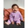 Sweater Knitted Children's Amarobaby Pure Love Buddy, height 68 cm, lilac color