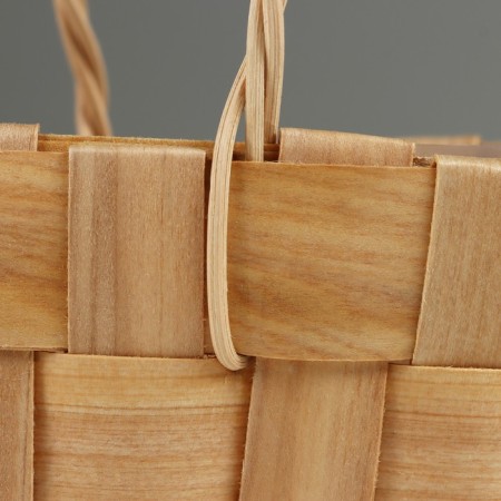 Wicker basket, 17 x 10 x 9/18.5 cm, sequoia-4