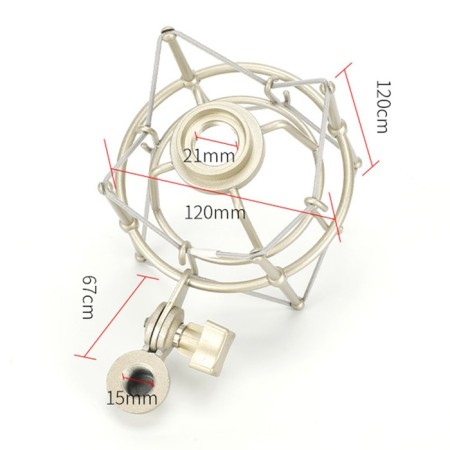 Holder for the microphone Music Life Pro, Spider, Metal, Black, D microphone 2 cm-5