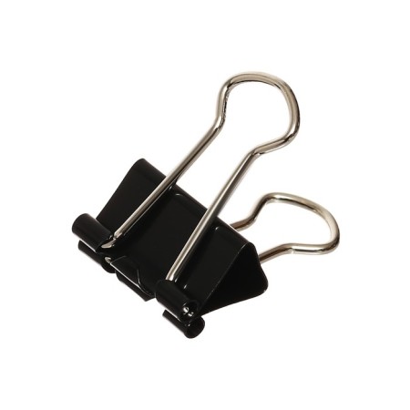 Paper clamps 19 mm, 12 pieces, black-4
