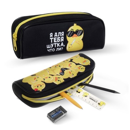 Penal soft 1 department, voluminous, 80 x 210 x 40, calligrata "ducks", with filling 4 items, universal
