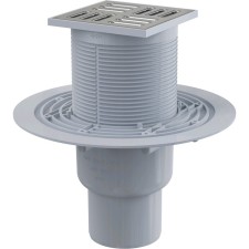 Alcaplast APV2321, 105 × 105/50/75 mm, direct runoff, combined hydraulic engine