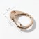 Metal carbine "Circle", D = 16 mm, 25 × 20 mm, 10 pcs, gold color