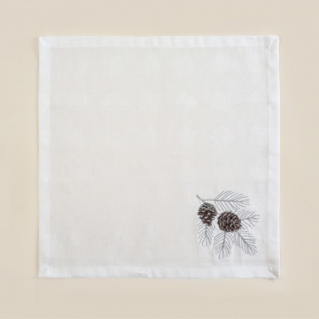 Set of napkins with embroidery SL Home "New Year" 40x40cm-2 pcs., Len 100%-10