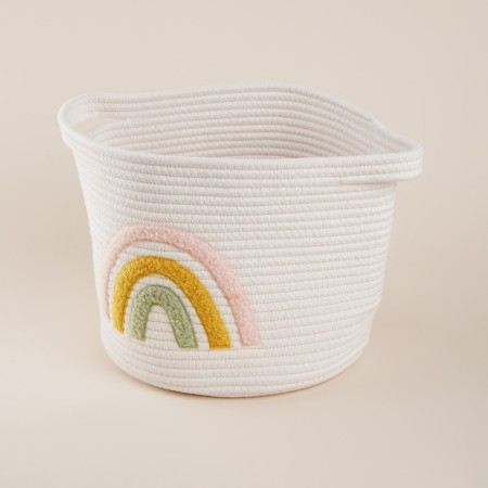 Basket for storing manual weaving rainbow, size 30x40x25 cm-1