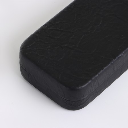 Case for glasses on the cracker, length 15 cm, black color-1