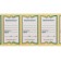 Cardboard price tag 150 pieces "Butterfly 6", 25 sheets in the set