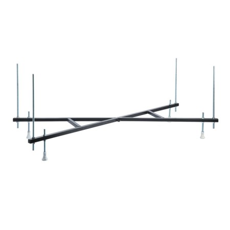 Bath frame Euroleux lait / miamika, 160x70 cm, x-shaped-3