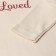 Body kit I am Loved 2pcs, height 74-80, beige