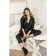 Artificial leather pants with high planting, size 42