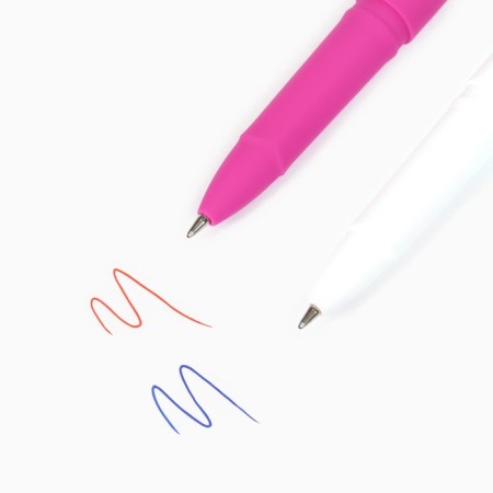 Gel pen "Thank you very much, teacher!", 2 pcs., Blue and red pasta-2