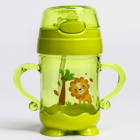 Baby chipper with silicone tube, 220 ml., With pens, Mix color-9