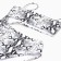 Women's swimsuit Minaku with print, size 48