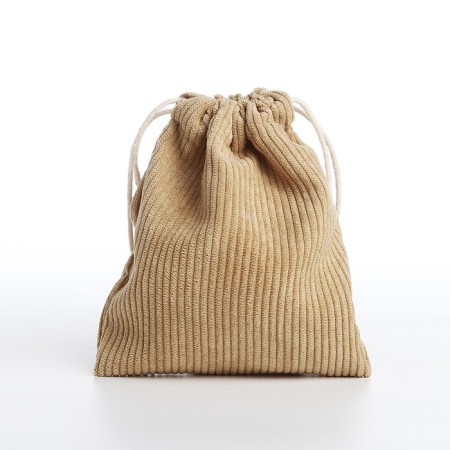 Cosmetic bag - a bag of ties, beige color-1