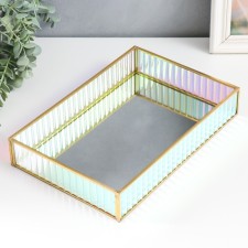 Standing interior glass with a mirror 