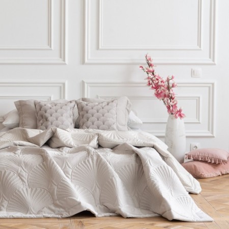 Cover with pillowcases "Hugo", size 230x250 cm, color light gray