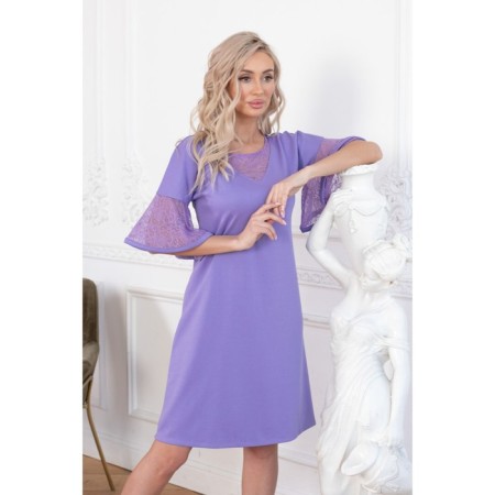 Female dress, size 48, purple color-4