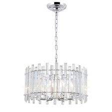 Светильник подвесной Citilux «Ингвар» CL334161, 46х46х48 см, 6х60Вт, E14, цвет серый