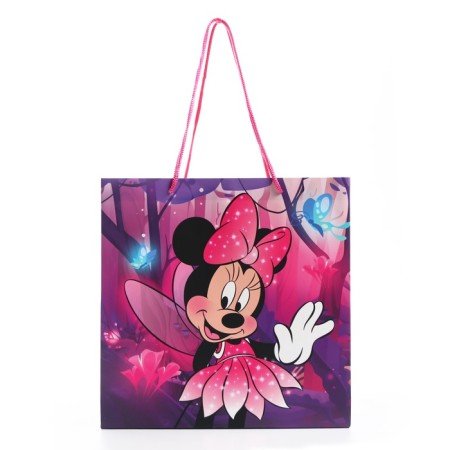Gift package with a wide bottom, 30x30x30 cm, Minnie Mouse-1