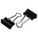 A set of paper clamps 19 mm, 40 pieces, in a plastic tube, black