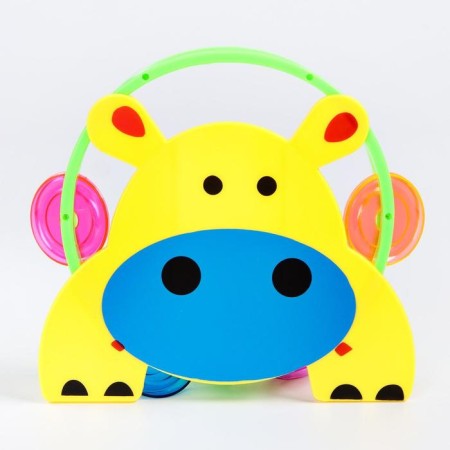Rattle - tambourine "little animals", species mix, crush me-5